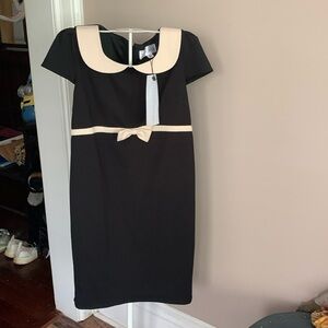 Paper Dolls front bow dress w/peter‎ pants color. NWT.